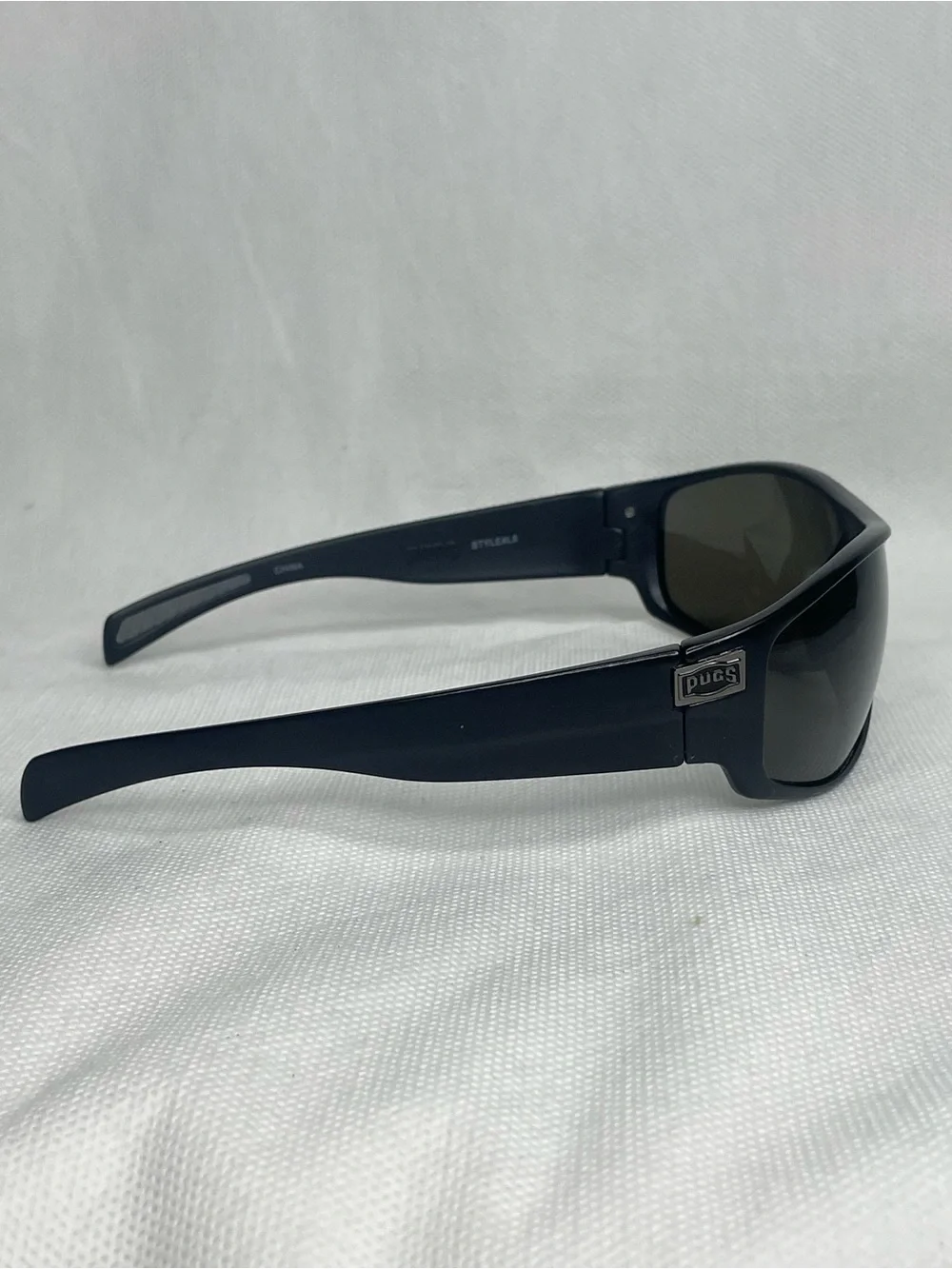 Pugs Polarized Designer Frame Sunglasses Gun Smoke Gray Brown Outdoor 100% UV L8